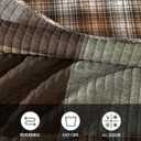 Eddie Bauer - Full/Queen Quilt Set, Premium Cotton Reversible Bedding with Matching Shams, Patchwork Luxurious Bedding Set (Classic Patchwork Green, Full/Queen)