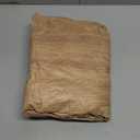 UMINEUX Round Fitted Vinyl Tablecloth with Elastic Edged & Flannel Backing, Waterproof Wipeable Round Table Cover for Indoor Outdoor Patio Use - Fits Tables up to 45" - 56" Diameter(Wood)