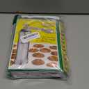 YOOUSOO Cookie Press Maker Kit, Spritz Cookie Maker Machine For Baking, For DIY Biscuit Maker and Decoration with 20 Cookie Discs and 4 Piping Tips (Stainless Steel)