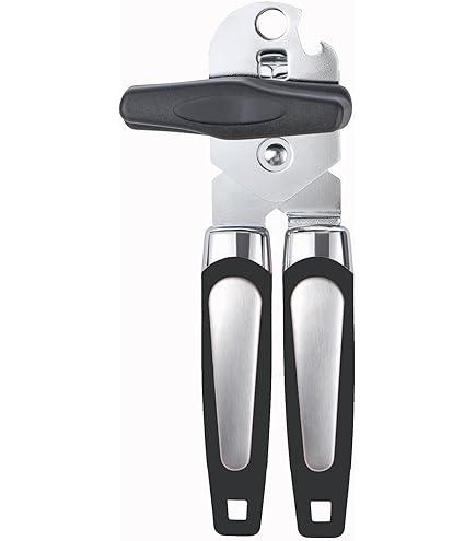 Culinary Elements Handed Can Opener and bottle bottle openers, Lefty Kitchen Tools Utensils for Left Hand People/Adults(Black)