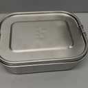 Bambaw Stainless Steel Lunch Box for Adults 47 oz, Metal Bento Box with Adjustable Compartment, Metal Lunch Container, Leakproof Stainless Steel Sandwich Container