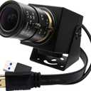 SVPRO 4K 60fps Streaming Camera with 4X Optical Zoom & Manual Focus, HDMI/USB 3.0 Webcam for PC/Mac - Live Broadcast/OBS/Monitoring, 2.8-12mm CS Mount Lens