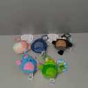 Squishmallows Original Clip 5-Pack  Boyle Fruit Bat, Dianalee Chipmunk, Theodore Roadrunner, Earling Mushroom Bat, Truman Turtle (Style 3)