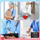 Harloon 39 Pcs Nurses Week Gifts Bulk 2025 Nurse Pens Cosmetic Bags Keychains Headbands Funny Nurse Appreciation Gifts Set 2025 for Women Students Lab Week Medical Doctor Party Favors Supplies