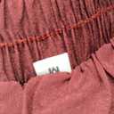 Kingfancy Women's Winter Skirts 2 Layered Tulle Tiered Long Skirts Elastic Waist A-Line Midi Skirts (Medium, Burgundy)