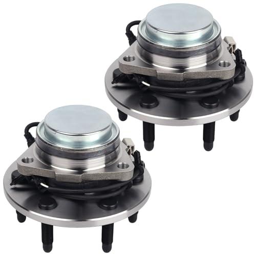 PAROD 1pc 515054 2WD Front Wheel Bearing Hub Assembly Compatible with 00-06 Chevy Tahoe, 99-06 Silverado 1500,00-06 Suburban 1500, GMC Yukon, 99-06 Sierra 1500, 02-06 Cadillac Escalade 6Lugs W/ABS