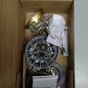 Kwikset 816 Key Control Deadbolt Lock, Round Satin Nickel Exterior Keyed Front Entry Door, Pick Resistant SmartKey Rekey Security, Single Cylinder Dead Bolt, with Microban Protection