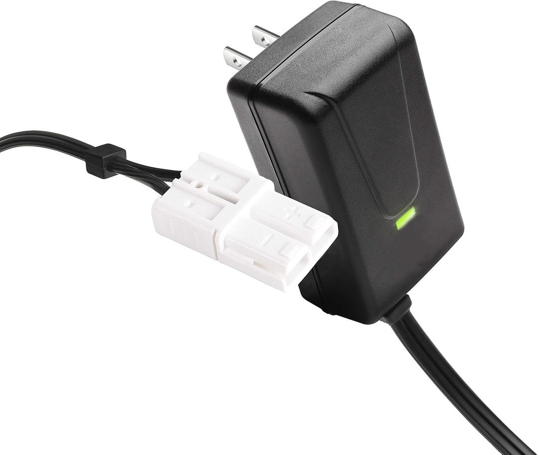 12V Charger for Rollplay, 12 Volt Battery Charger for Roll Play Chevy Colorado GMC Sierra Mercedes Coupe Child Battery-Powered Ride On Car