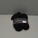 Amazon Essentials womens Cotton No-Show Athletic Socks, Lightly Cushioned (8-12, Black)