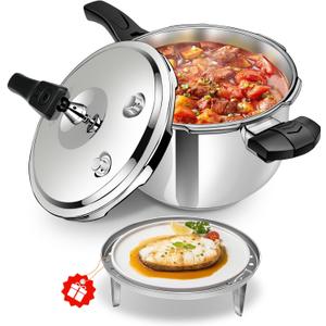 8-in-1 Stainless Steel Pressure Cooker 10 quart with 8 Safety Features -12 Quart, Fast & Even Cooking for Healthy Mealspressure cooker 10+ quart large pressure cookerolla express para cocinar