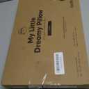 KeaBabies Toddler Pillow with Pillowcase, Jumbo 14X20 - Soft Organic Cotton Toddler Pillows for Sleeping - Machine Washable - Perfect for Travel, Toddler Bed Set (DinoDood)