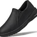 Women's Nurse Shoes Slip On Healthcare Work Shoes Resistant Lightweight Design for All Day Comfort Nursing Footwear (5, 2-black)