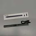 FUKKUDA Electric Arc Candle Lighter with Safety Switch - USB Rechargeable, Windproof & Flameless for Romantic Evenings, Valentine's Day Gift & Stocking Stuffer (Obsidian Black)