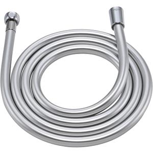 Chrome Shower Hose Extra Long 79 Inches Explosion Proof Anti Winding Toilet Spray Bidet Hoses Flexible  smooth Rv Shower Hose Replacement High Pressure Shower Head Hoses PVC (Silver)