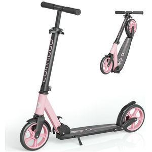 Foldable Scooter for 6+ Kids, Teens, Adults, Aluminum Alloy Frame, 240 LBS
4-Level Height, CPSC certified, Lightweight 9.5 lbs with shoulder strap for easy carrying, 8" wheels deliver smooth ride