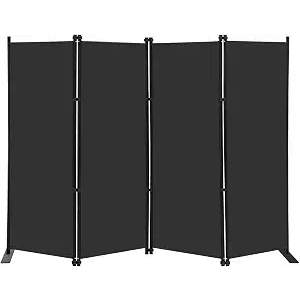 4 Panel Room Divider 6Ft Tall Indoor Foldable Privacy Screen wall
Great office division, indoor family wall partition room separator. Suitable for home office studio, garage, hospital