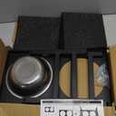 Niubya Elevated Dog Bowls with 2 Stainless Steel Dog Food Bowls, Raised Dog Bowl Adjusts to 5 Heights (3.15", 8.66", 9.84",11.02", 12.2") for Small Medium and Large Dogs (Black)