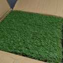 Windyun 32 Pack Artificial Grass Turf Interlocking Deck Tiles 12" x 12" Thick Synthetic Square Fake Interlocking Turf Self Draining Grass Tiles for Patio Indoor Outdoor Floor Decorations