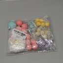 42Pcs Boho Daisy Flower Cake Topper Mini Balls Cake Decorations Retro Groovy Cake Toppers for Women Girls Kids Birthday Baby Shower Wedding Daisy Flower Hippie Themed Party Supplies