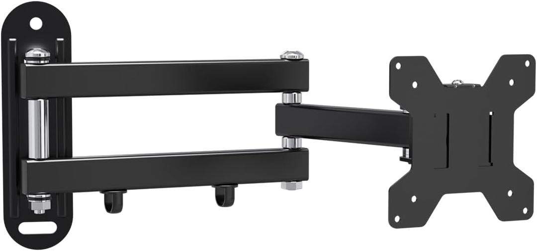 suptek TV Wall Mount Bracket Monitor arm TV Wall Mount Bracket Display arm Monitor Wall Mount for 13-30" Adjustable up/Down, Left/Right Angle, 30lbs Load Capacity VESA75-100mm MA2776 (Black)