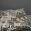 Brown Large 9x12 Area Rugs for Living Room Rug Bedroom Rug-Carpet Washable Neutral Moody Vintage Traditional Dining Room Rugs Office Soft Comfortable Non Slip