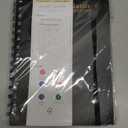 Daily Planner 2026-2027, 18-Month Weekly and Monthly Calendar Planner, January 2026 - June 2027, Planning Agenda Book with Laminated Tabs, Flexible Cover, 100GSM Thick Paper, A5 Size,Black