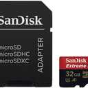 SanDisk Extreme PRO microSDHC Memory Card Plus SD Adapter up to 100 MB/s, Class 10, U3, V30, A1 - 32GB SDSQXCG-032G