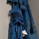 LET'S CAMP Camping Chair 2 Pack Folding Chair with 3-Can Cooler Bag Portable Lawn Chair with Cup Holder, Storage Pocket, Supports 225LBS, Collapsible Chair for Camp, Beach, Picnic (Blue)