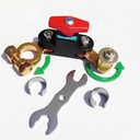 Universal Car Battery 12V/24V Disconnect Switch Isolator Power Negative Terminal Cut Off Switches For Efficient Battery #Color:A