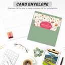 2 x 5x7 Envelopes For Invitation,A7 Envelope sage green,50 pack 5x7 card Envelopes Self Seal,for weddings, greeting cards,baby shower,photos,birthday