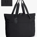 BAGSMART Tote Bag for Women, Foldable Tote Bag With Zipper Travel Large Shoulder Bag Handbag for Work-16.5''l X 6''wx 14''h