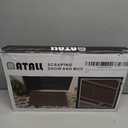 MATALL Waterproof Outdoor Door Mat - 36x24 Inches Interlocking Large Thick Outside Doormat with Drainage Holes for Indoor Home Entrace Garage Pool Deck (Beige)