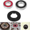 Replacement for Samsung Washer Bearing and Seal Kit Fit for Samsung DC97-17004A DC97-17004B DC97-17004E DC97-17040B DC62-00156A DC97-19636A WF393 WF395 WF24H WF405 WF42H 6601-002637 6601-000148