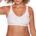 Bali Women's Comfort Revolution Wireless Bra, Full-Coverage Wire free T-Shirt Bra, DF3484 (Small)