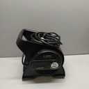 Lasko Portable Utility Fan, 12 289 CFM Pivoting High Velocity Air Mover Blower Fan, 3 Speeds, 2 Accessory Outlets 120V, Black, U12104