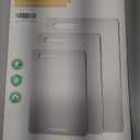 Titanium Cutting Boards Set of 3, 100% Pure Titanium Kitchen Cutting Board, Double-Sided Non-Toxic Cutting Board, Ideal for Slicing and Dicing Meats, Features Handle, Dishwasher Safe (Silver)