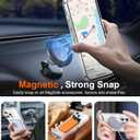Temdan Magnetic Compatible with iPhone 15 Pro Case, [Built-in Invisible Kickstand][Compatible with MagSafe] [Military Grade Shockproof] Slim Thin Phone Case for iPhone 15 Pro 6.1"