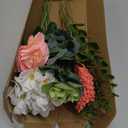 Artificial Silk Flowers Artificial Flowers Bouquets Pink Florals Arrangements Faux Peony Faux Flower Stems for Spring Wedding Bride Home Table Centerpiece Farmhouse Decorations (16PCS)