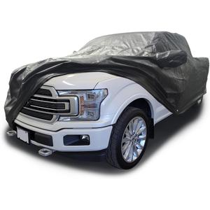 CarsCover Custom Fits for 2001-2024 Ford F150 Crew Cab 5.5ft Short Bed Box Truck Car Cover Premium Xtrashield Black (5.5 ft Bed)