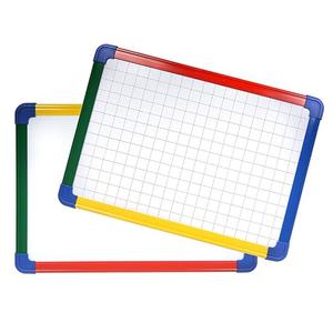 Show-me Framed Magnetic Whiteboards, Gridded/Plain – Drywipe and Whiteboard Pens – Ideal for Schools and Education