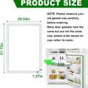 242193206 Refrigerator Door Gasket Compatible with Frigidaire & Kenmore | 41.73''x 28.5''Refrigerator Fresh Food Door Gasket, Replaces AP5806733 PS9493819 3513463 EAP9493819 Refrigerator Door Seal