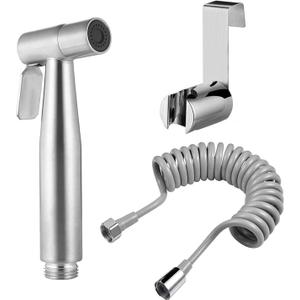 Pack of 3 Handheld Bidet Sprayer, Handheld Sprayer Stainless Steel with Water Tank Hook and Shower Hose for Feminine Wash