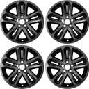4-Pack 18 inch Wheel Skins Compatible with Ford Explorer (Trim Level 2011-2015: XL, XLT, Limited; 2016-2019: XLT, Sport, Platinum), OEM Alloy Wheels #42611-0R020
