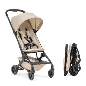Joolz Dot Ultra Lightweight Travel Stroller – Compact Fold, Airplane Compatible, 5-Point Harness, UPF 50+ Canopy – Easy to Carry City & Travel Stroller - Dune Beige