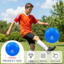 10 Inch Kickball Playground Ball Dodgeball Balls 4 Square Balls, Pack of 3, Dodge Balls for Kids, Kickballs Handball for Indoor Outdoor Games, Includes Pump
