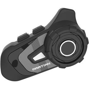 Martian Motocycle Helmet Bluetooth 5.1 Headset Wireless IP67 Waterproof Motoriding, Biking & Skiiing/BlueT-S2 /1000M Intercom/2 in 1 Microphone/2 Riders Intercom/