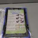 Slim Leather Case for Samsung Galaxy Tab A7 Lite 8.7'' 2021 (SM-T220 T225 T227), Multi-Angle Stand Full-Protective Tablet Cover Book Case with Stylus Pen,Screen Film (Black)