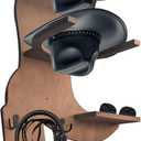 Cowboy Hat Rack, Cowboy Boot Shaped Holder for Wall Western Hat Rack Wooden Organizer, Cowboy Hat Hangers with 2 Hooks and Glasses Holder