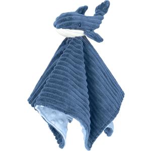 Baby Security Blanket for Unisex Boys and Girls, Soft Lovey Whale Baby Gifts for Newborn Toddler Snuggle Toy Stuffed Animal, Blue 15 Inch