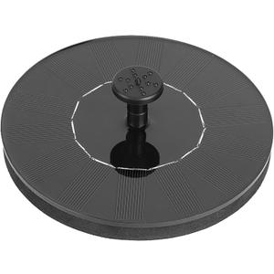 Solar Powered Floating for Garden Pond and Fish Tank with 4 Fountain Heads 180L/H
